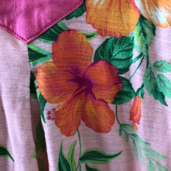 Tommy Bahama XS pink tropical dress - Picture 8 of 8